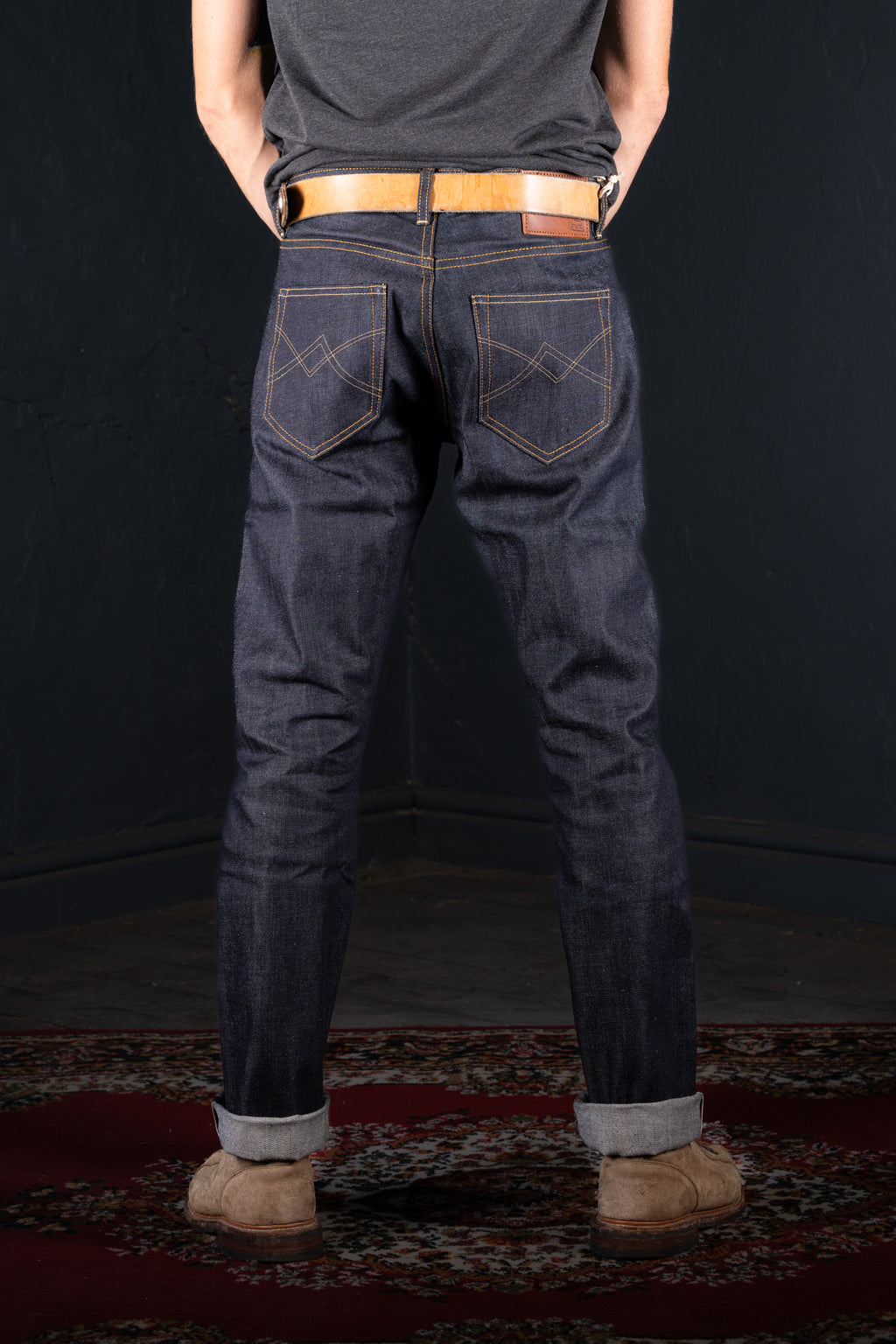 BZEN M.1258 BILLY-R29 SLIM STRAIGHT- 13.5oz- RAW SELVEDGE- INDIGO