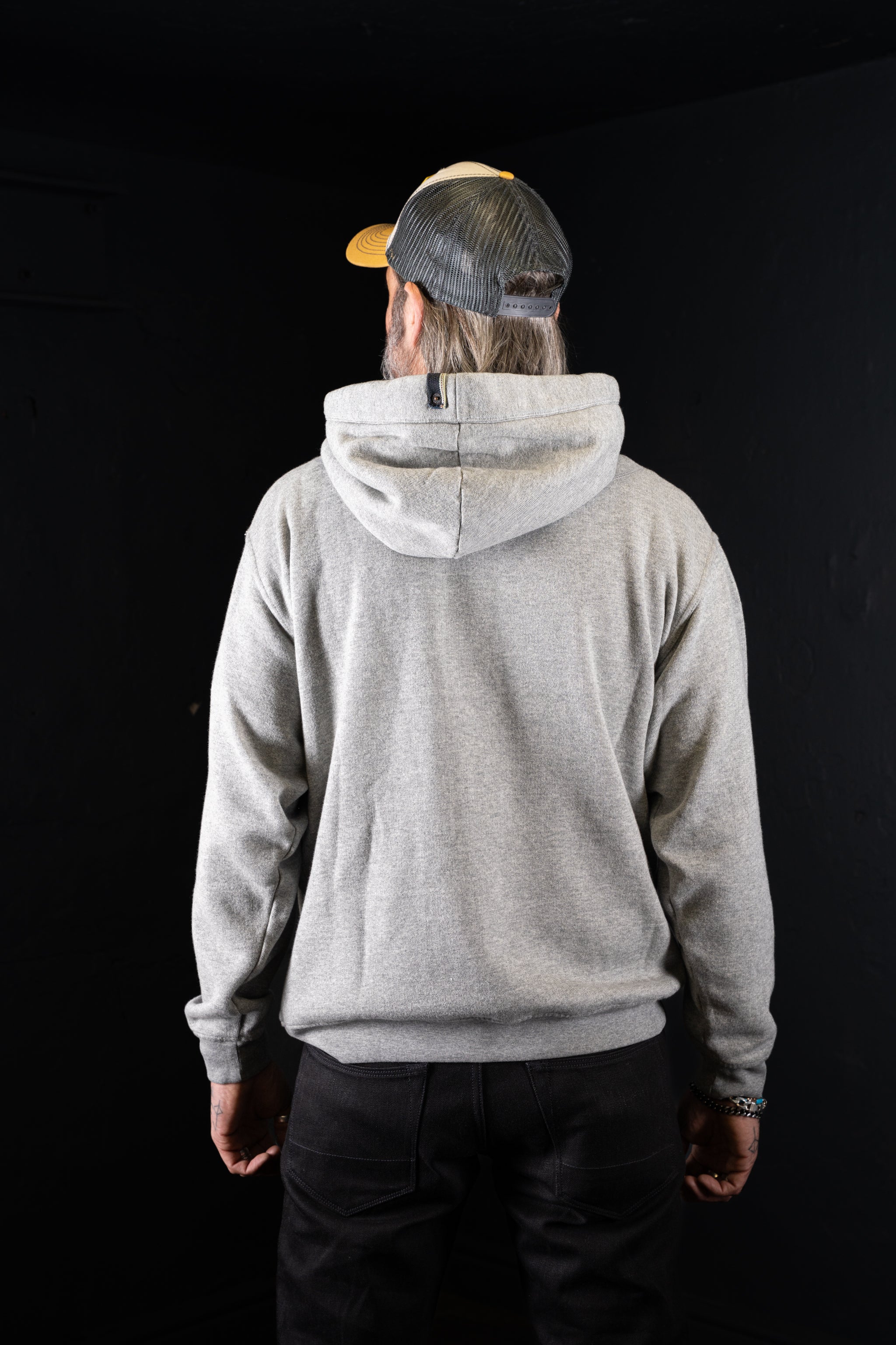DDL 306-THE HOD3 LONG SLEEVE 3 BUTTON KANGAROO FLEECE HOODIE