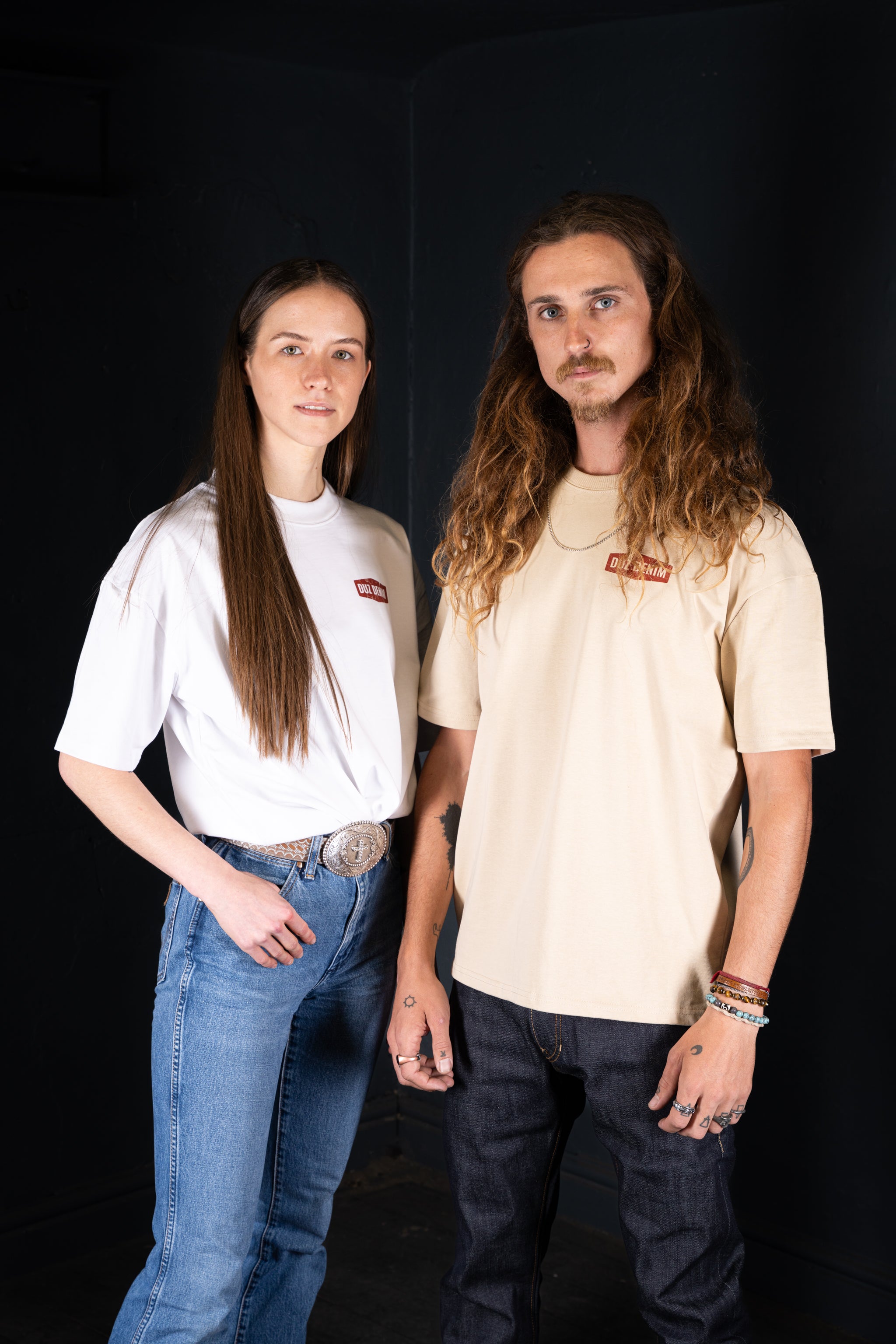 DUZ DENIM OVERSIZED TEE-HEAVY JERSEY-350gsm-WHITE