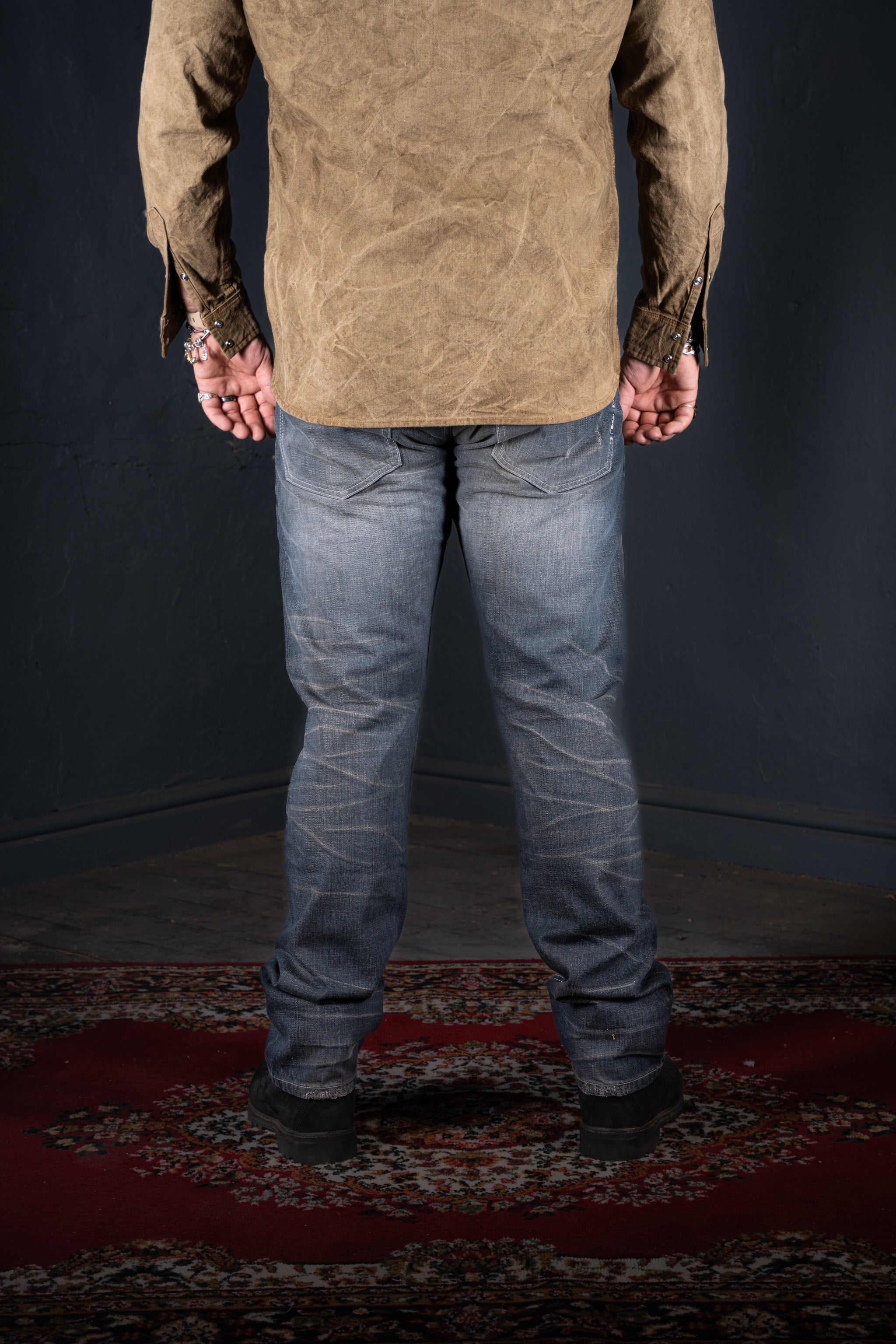 DDL 515-BRADY SLIM FIT STRAIGHT CONE MILLS WHITE OAKS-12.75oz SELVEDGE BB