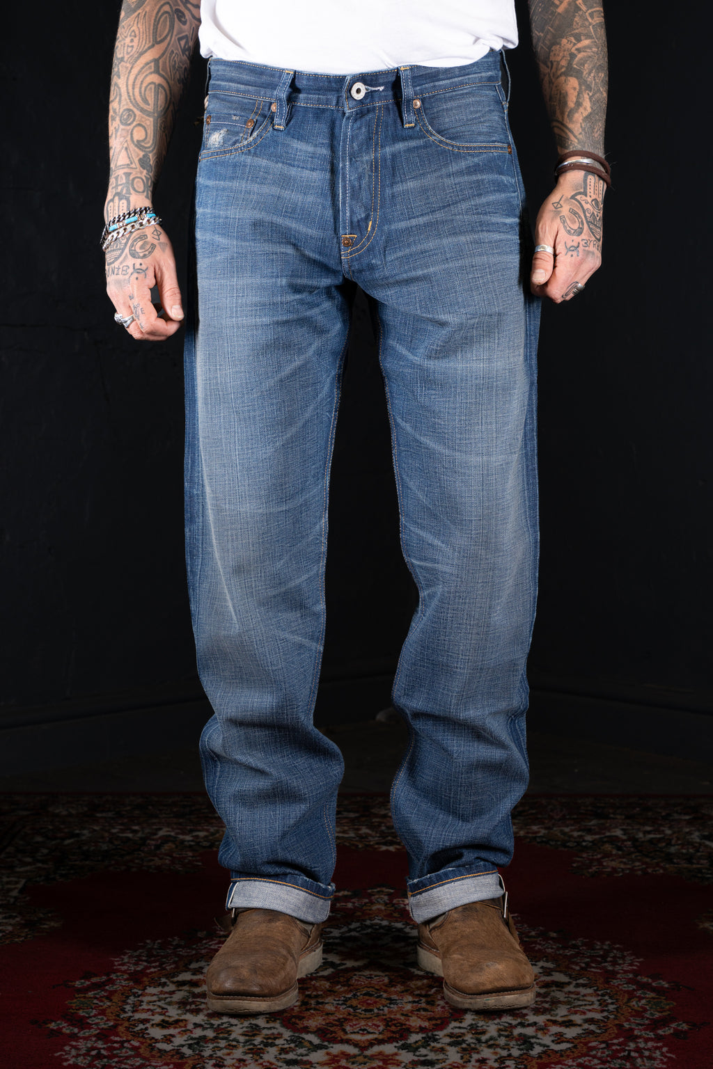 DDL 519-DAVID VINTAGE FIT STRAIGHT CONE MILLS WHITE OAKS-12.25oz SELVEDGE- TRUE VINTAGE