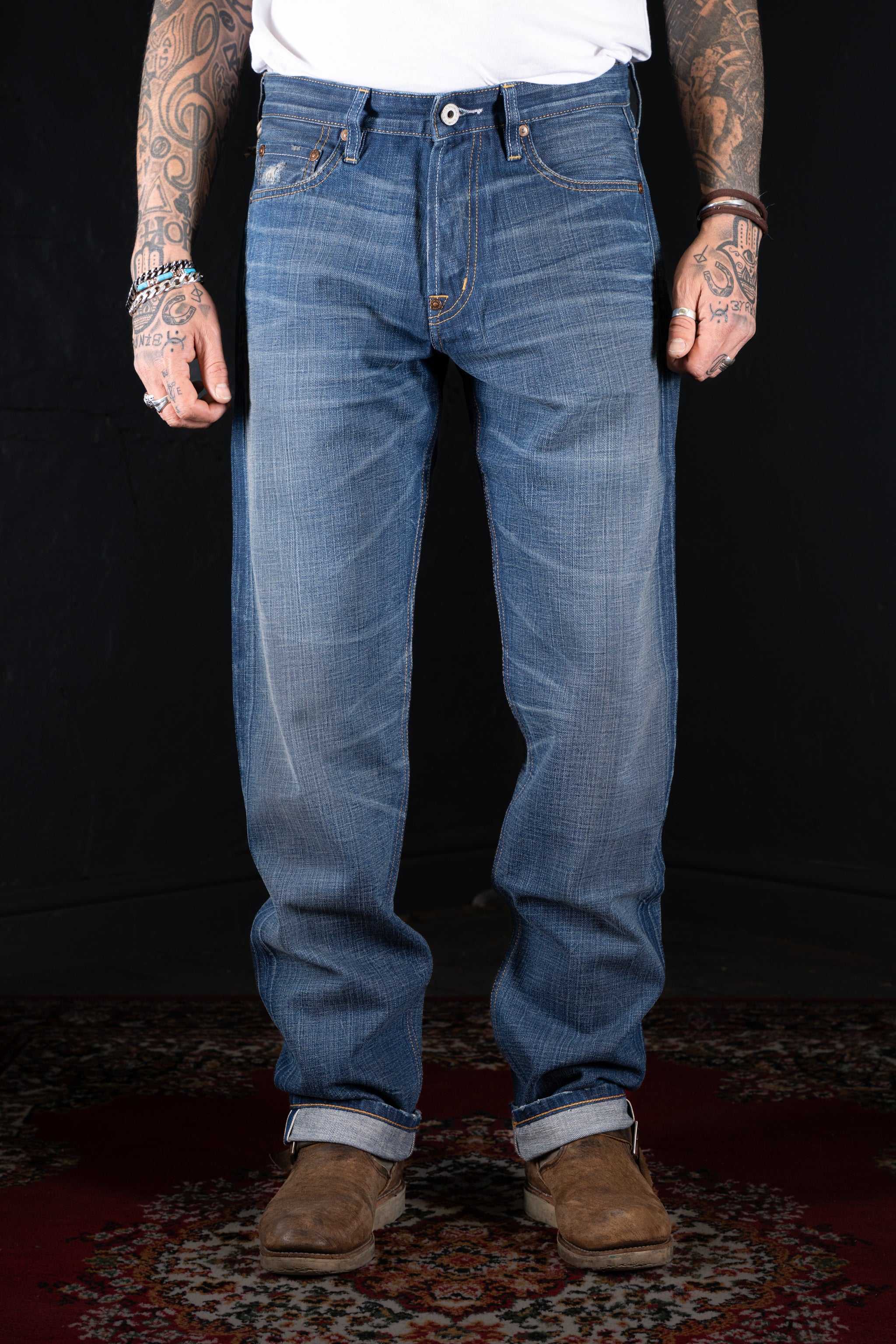 DDL 519-DAVID VINTAGE FIT STRAIGHT CONE MILLS WHITE OAKS-12.25oz SELVEDGE- TRUE VINTAGE