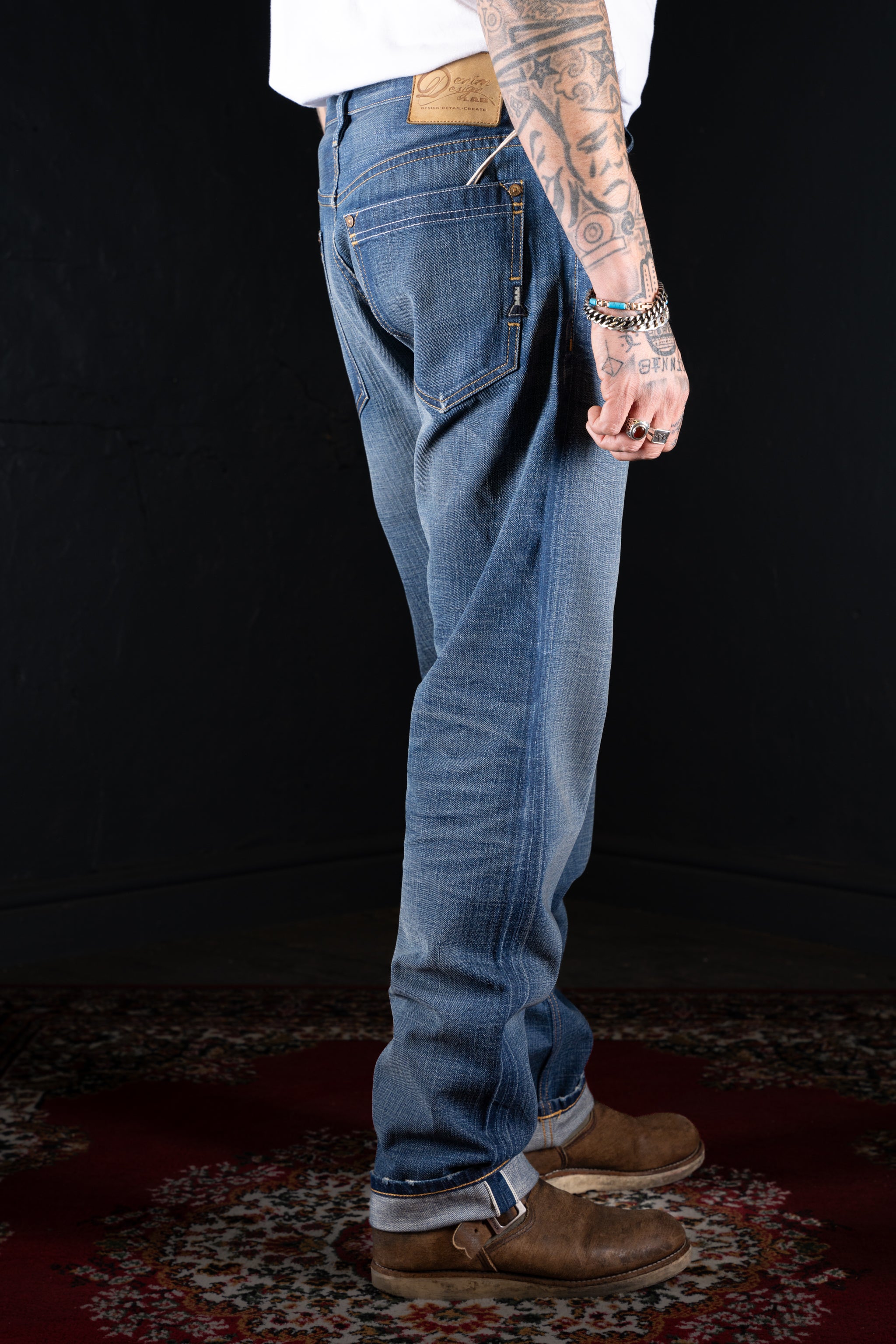 DDL 519-DAVID VINTAGE FIT STRAIGHT CONE MILLS WHITE OAKS-12.25oz SELVEDGE- TRUE VINTAGE