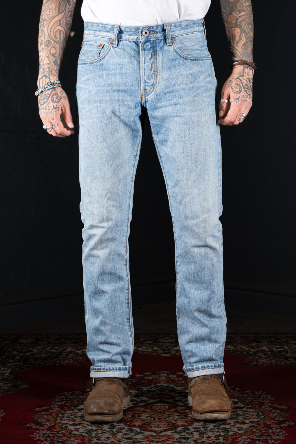 BZEN M.1258-BILLY SLIM STRAIGHT- 13.5oz- SELVEDGE- MALDIVES