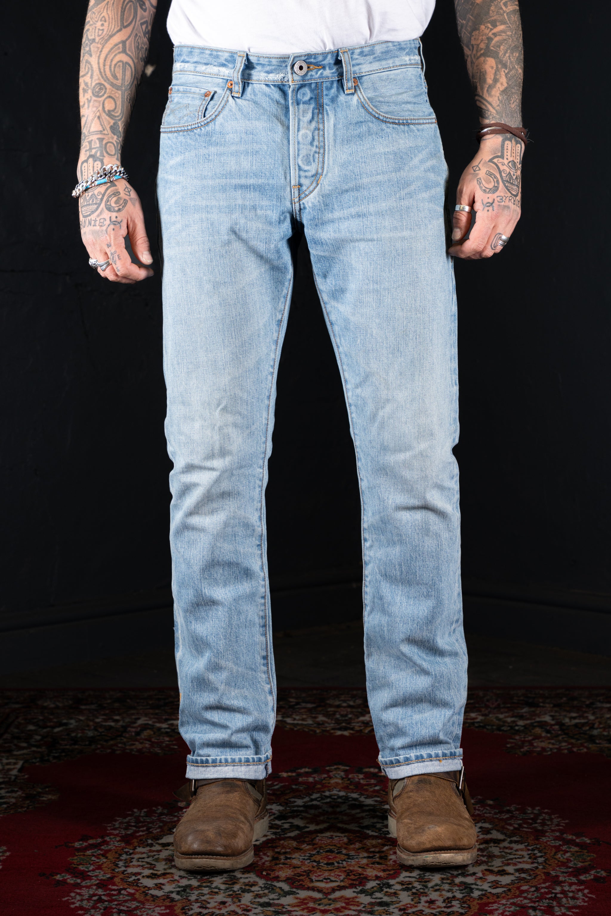 BZEN M.1258-BILLY SLIM STRAIGHT- 13.5oz- SELVEDGE- MALDIVES