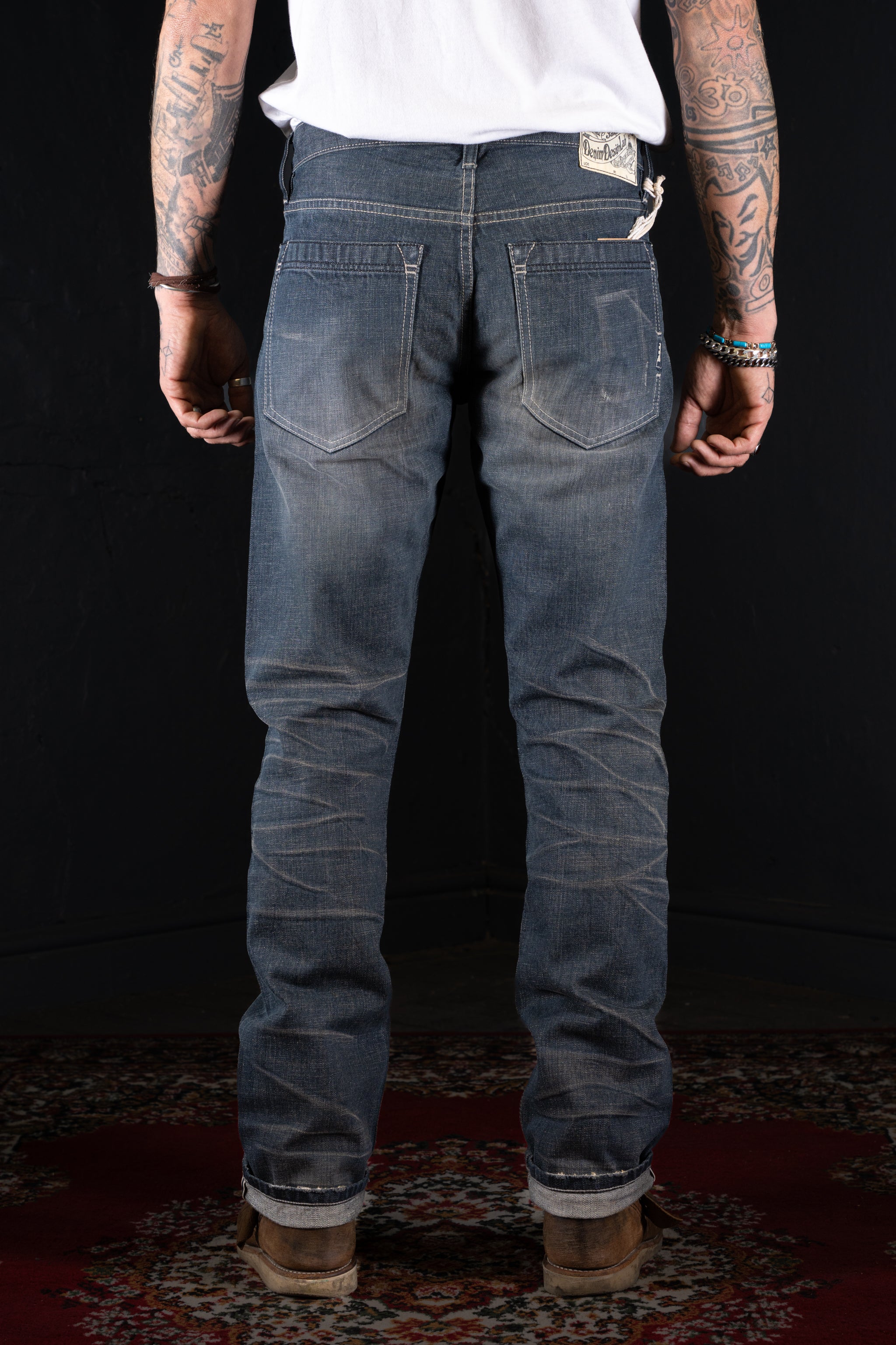 DDL 515-BRADY SLIM FIT STRAIGHT CONE MILLS WHITE OAKS-12.75oz SELVEDGE BB