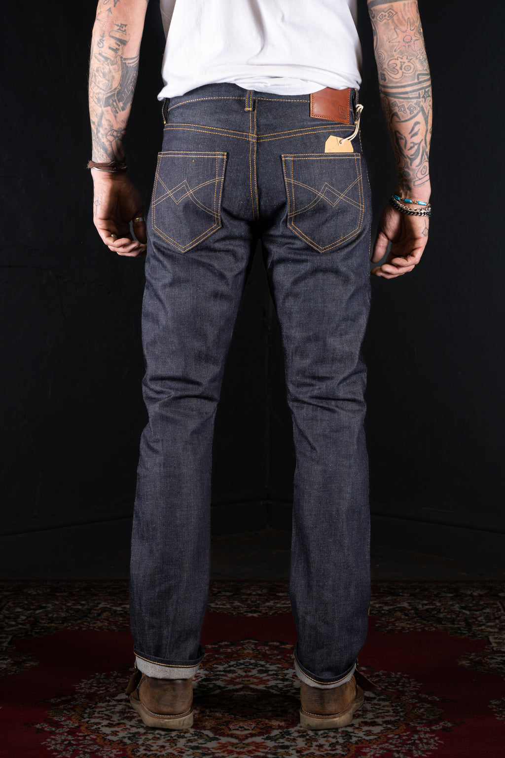 BZEN M.1258 BILLY-R29 SLIM STRAIGHT- 13.5oz- RAW SELVEDGE- INDIGO