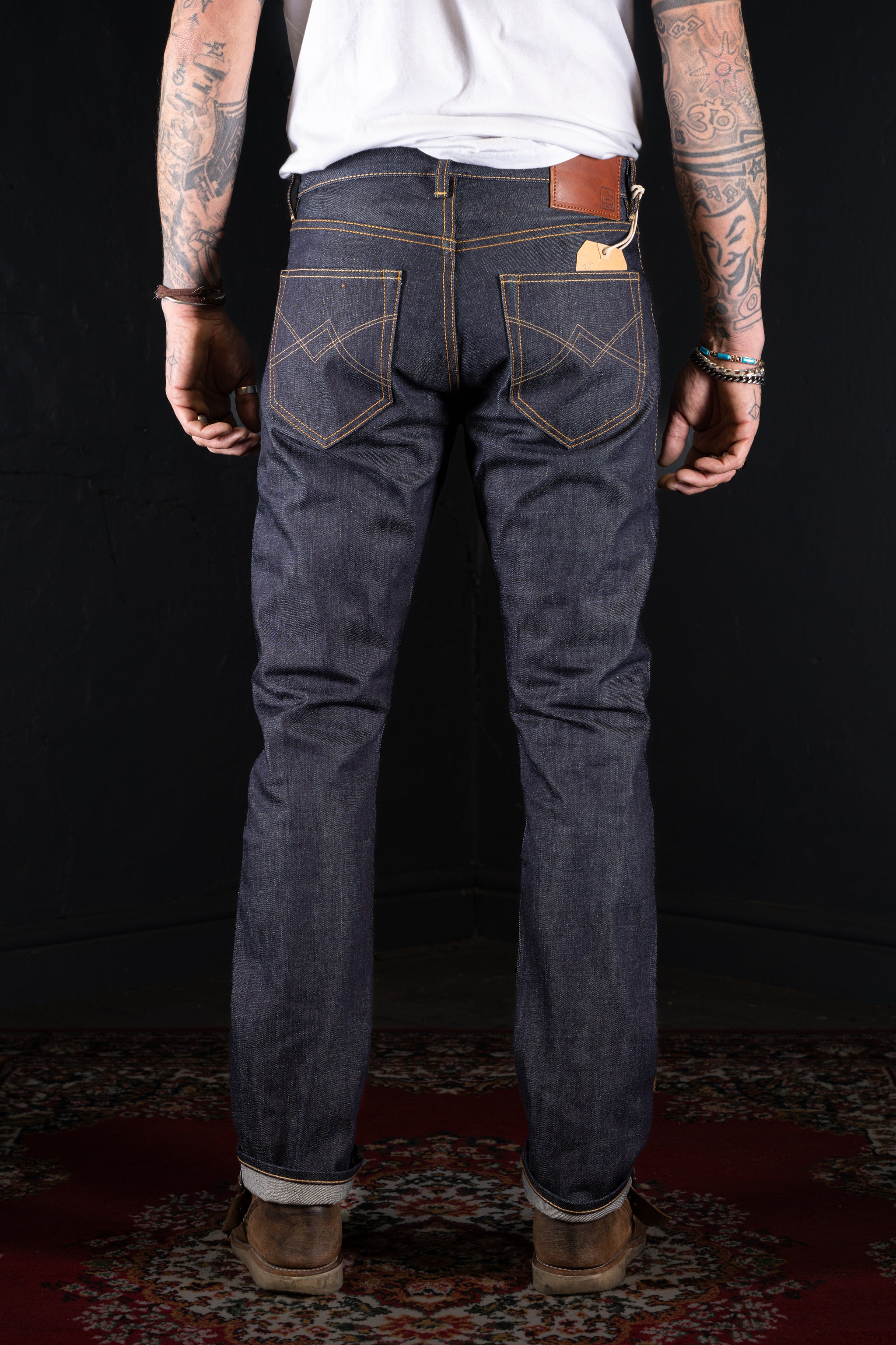 BZEN M.1258 BILLY-R29 SLIM STRAIGHT- 13.5oz- RAW SELVEDGE- INDIGO