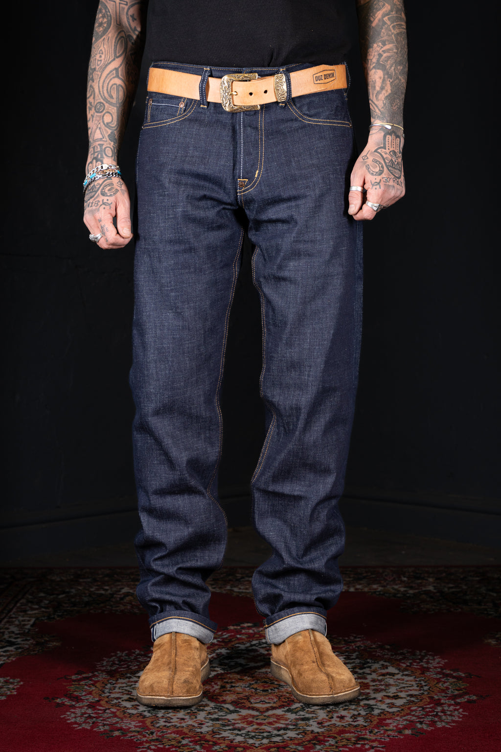 DDL 519-DAVID VINTAGE FIT STRAIGHT CONE MILLS WHITE OAKS-12.25oz RAW SELVEDGE- PURE INDIGO