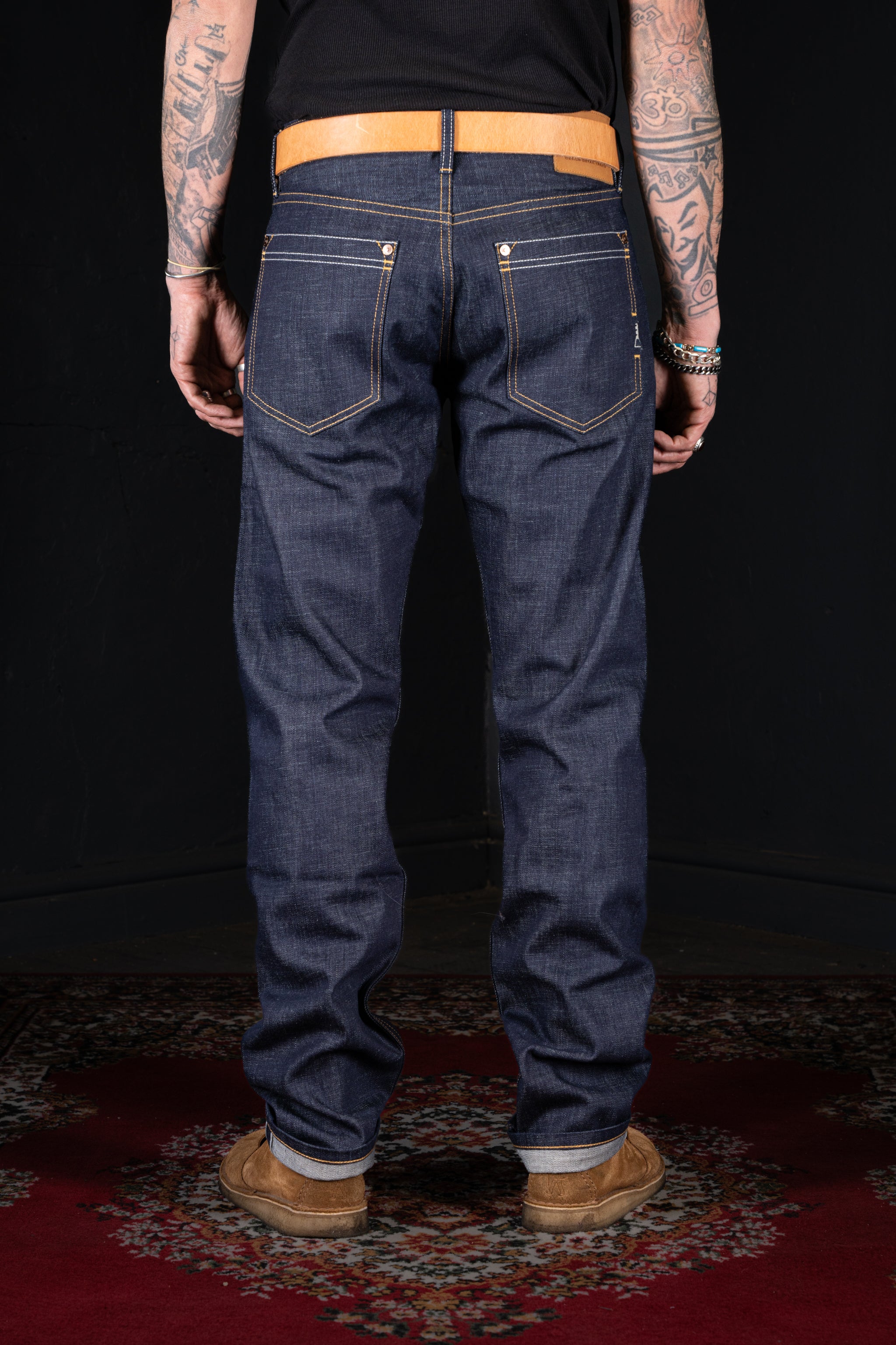 DDL 519-DAVID VINTAGE FIT STRAIGHT CONE MILLS WHITE OAKS-12.25oz RAW SELVEDGE- PURE INDIGO