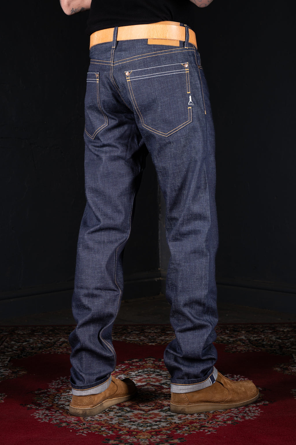 DDL 519-DAVID VINTAGE FIT STRAIGHT CONE MILLS WHITE OAKS-12.25oz RAW SELVEDGE- PURE INDIGO