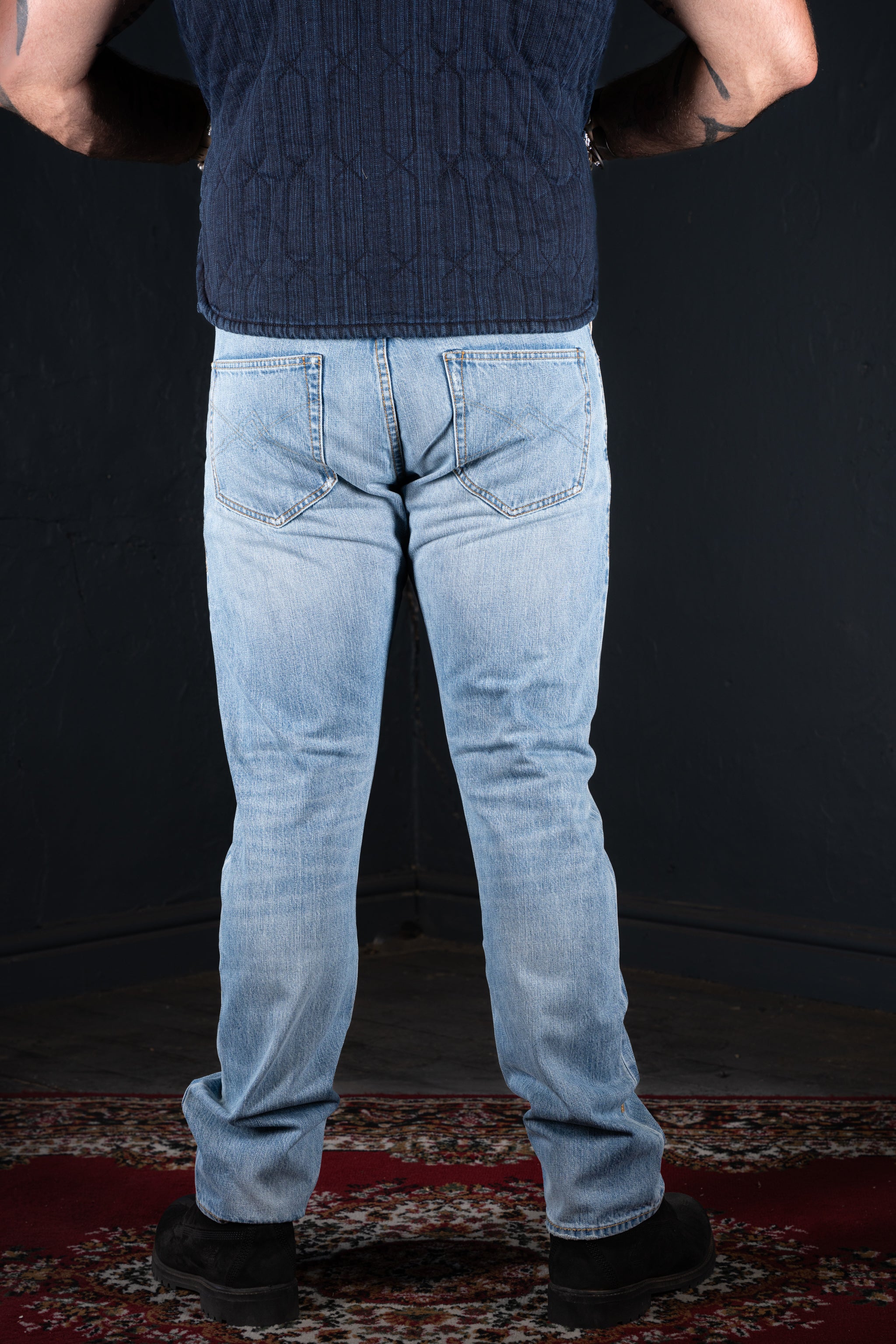 BZEN M.1258-BILLY SLIM STRAIGHT- 13.5oz- SELVEDGE- MALDIVES