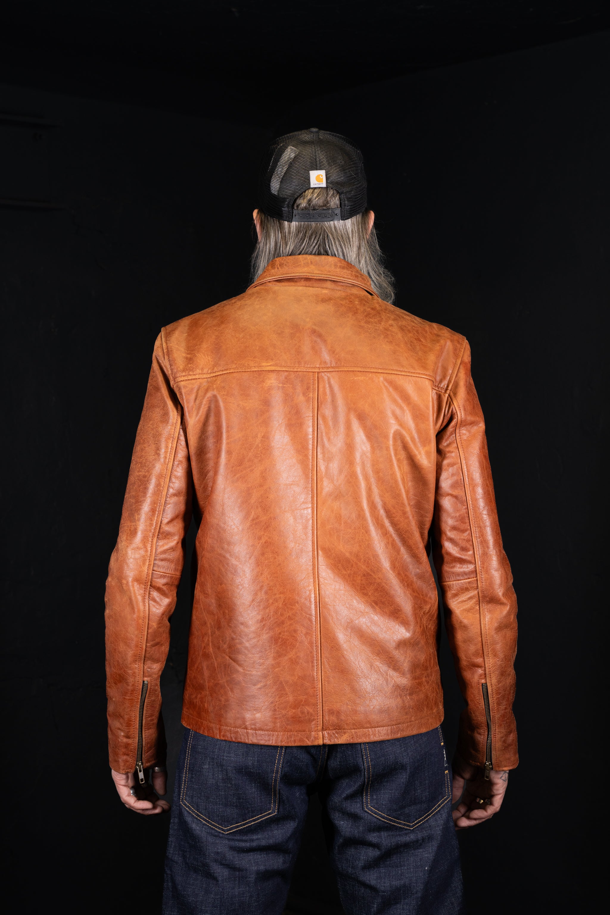 DUZ DENIM-"THE INDIE" LEATHER DUZ JACKET