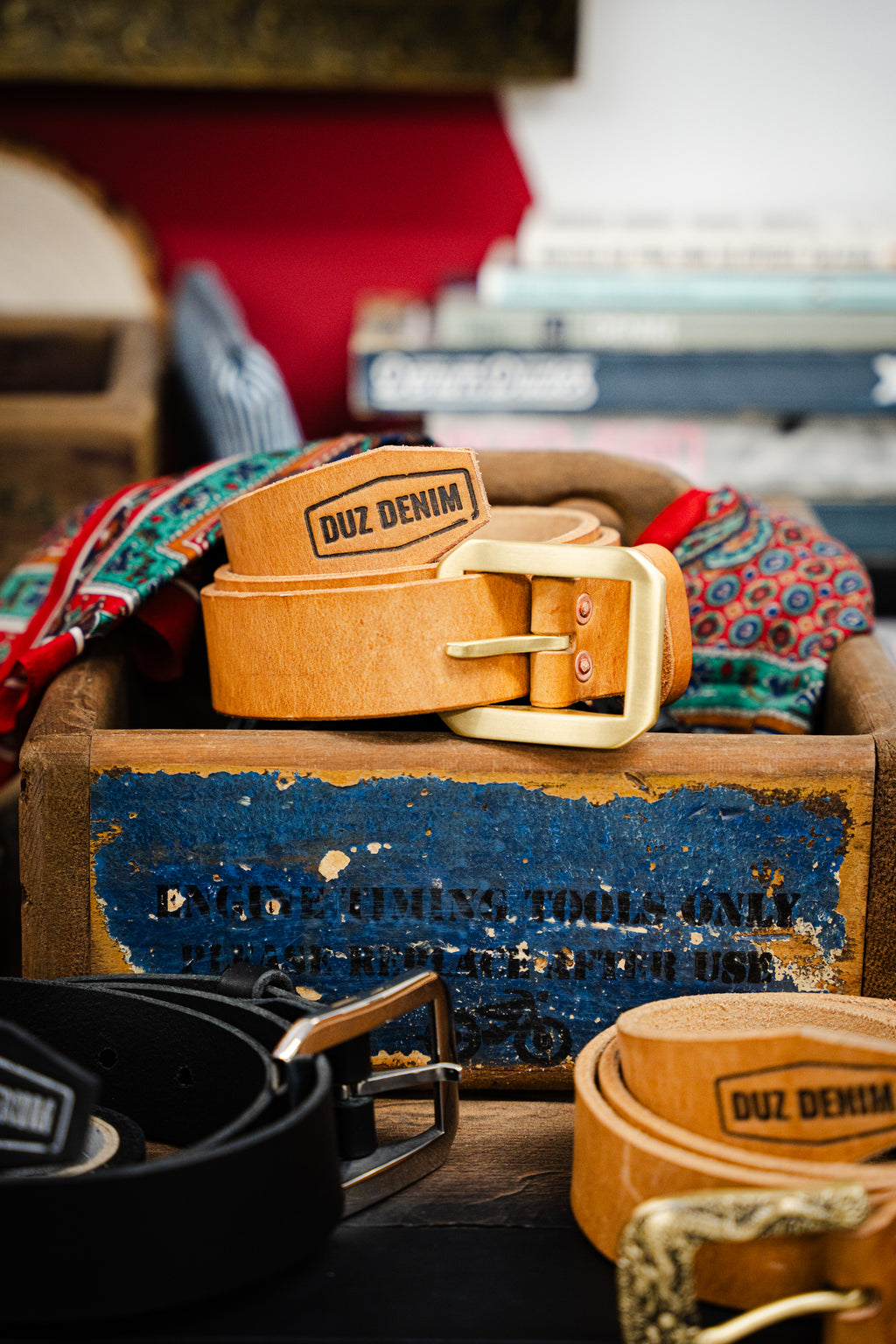 DUZ DENIM-"THE BUCK" LIFELONG BELT