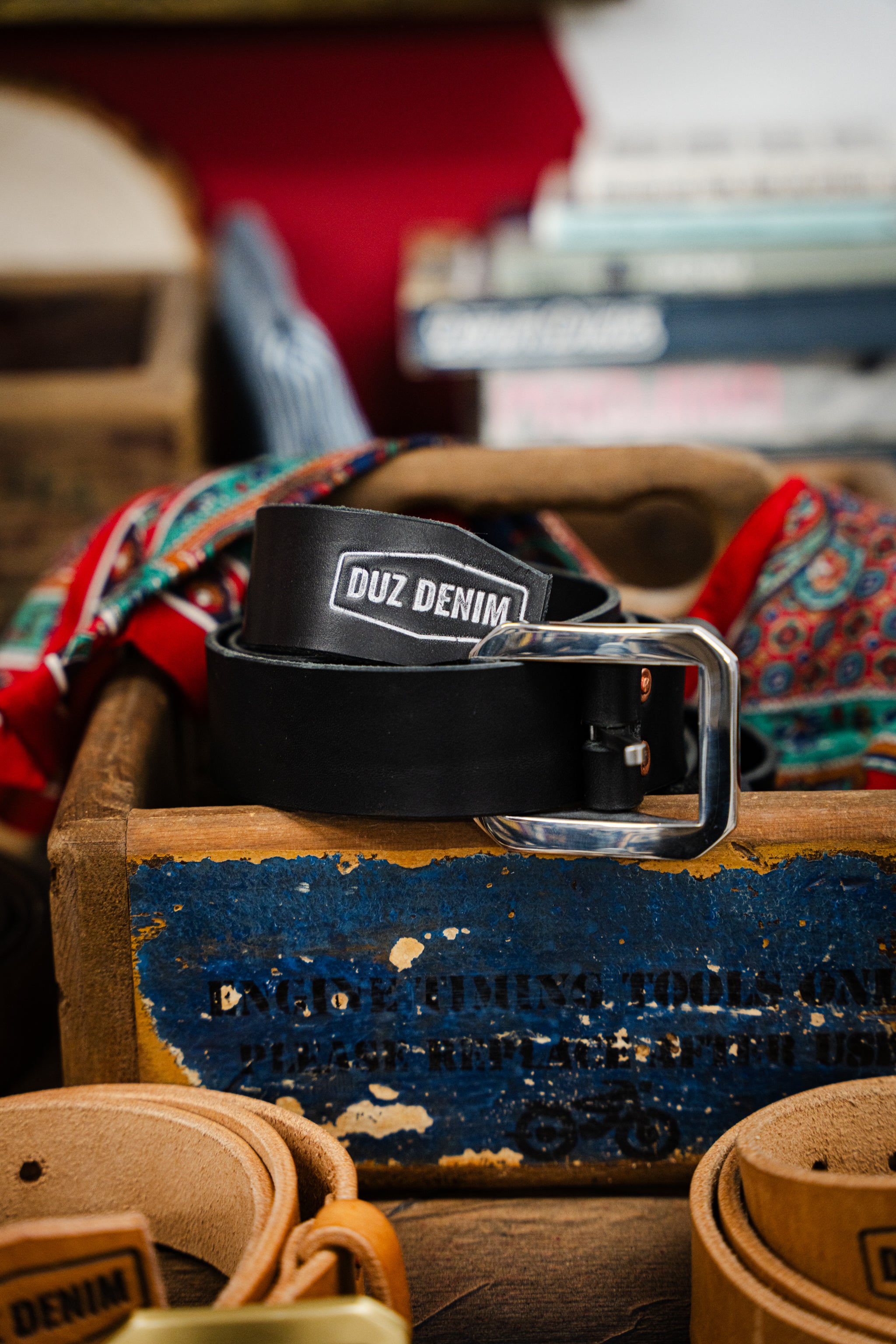 DUZ DENIM-"THE BUCK" LIFELONG BELT