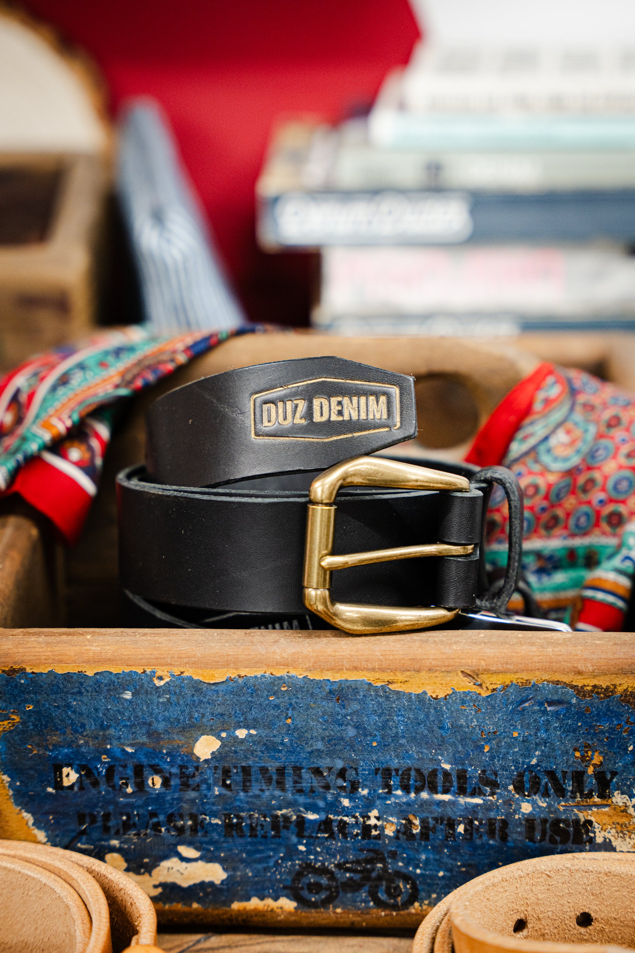 DUZ DENIM-"THE HIGH ROLLER" LIFELONG BELT