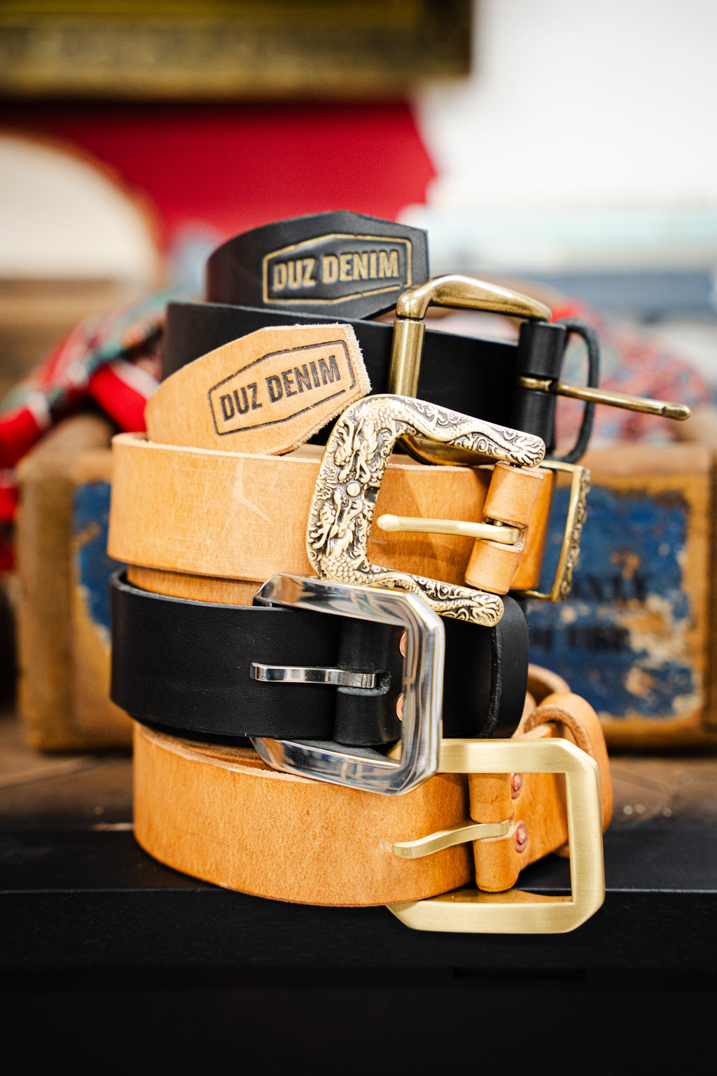 DUZ DENIM-"THE BUCK" LIFELONG BELT