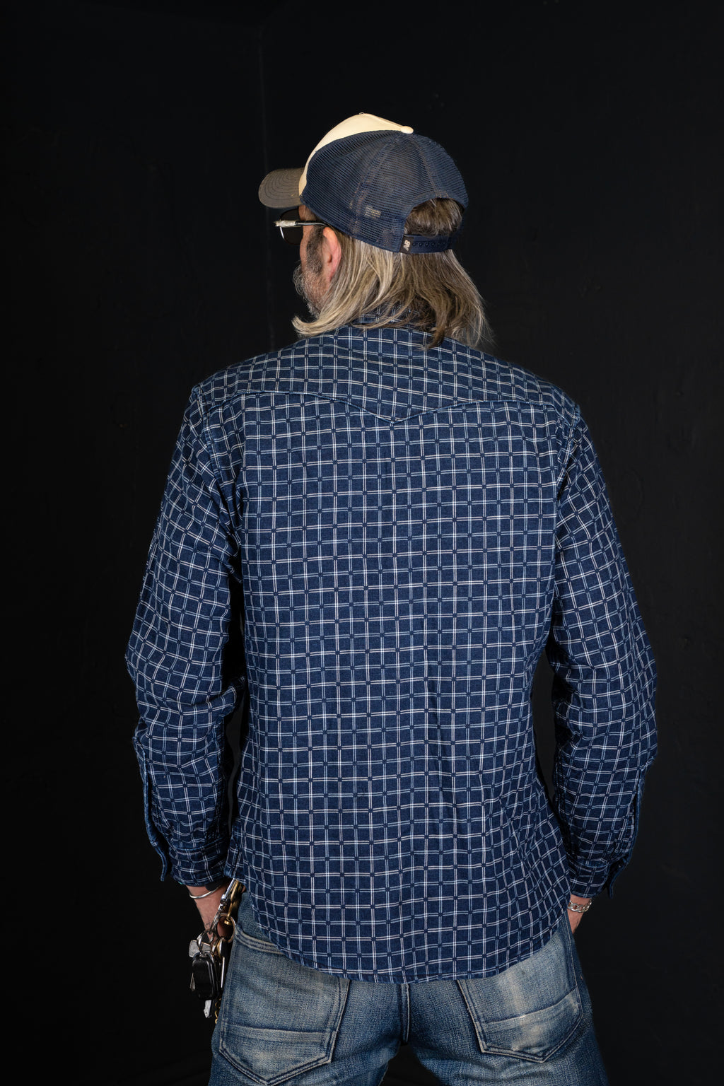 BZEN M.3239R- JESSE-R REGULAR FIT REVERSIBLE WESTERN SHIRT- E3 DUFFER CHECK