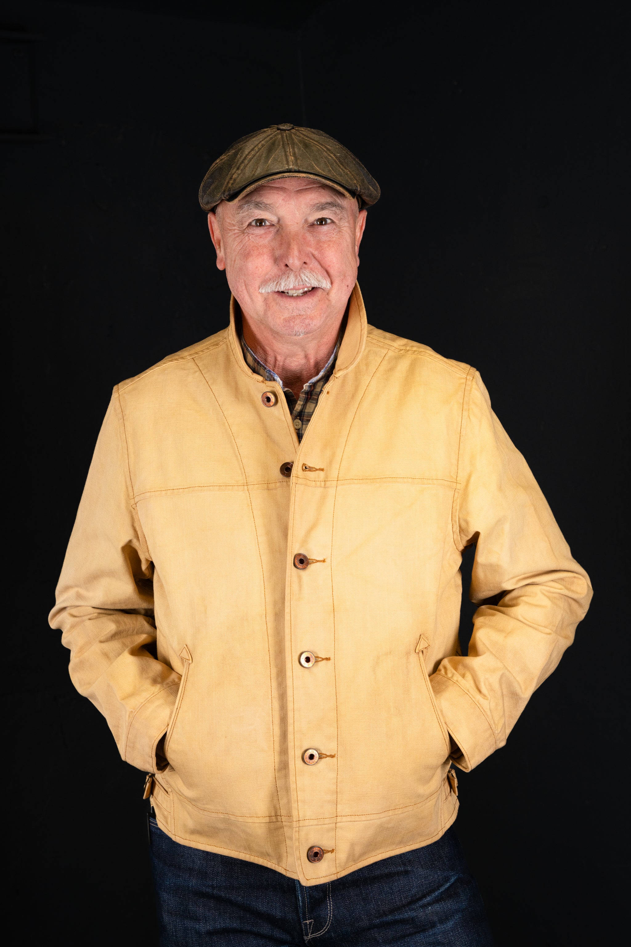 BZEN M.3139-DESPERADO REGULAR 2 POCKET CANVAS JACKET-12oz-E0 ANTIQUE BRONZE