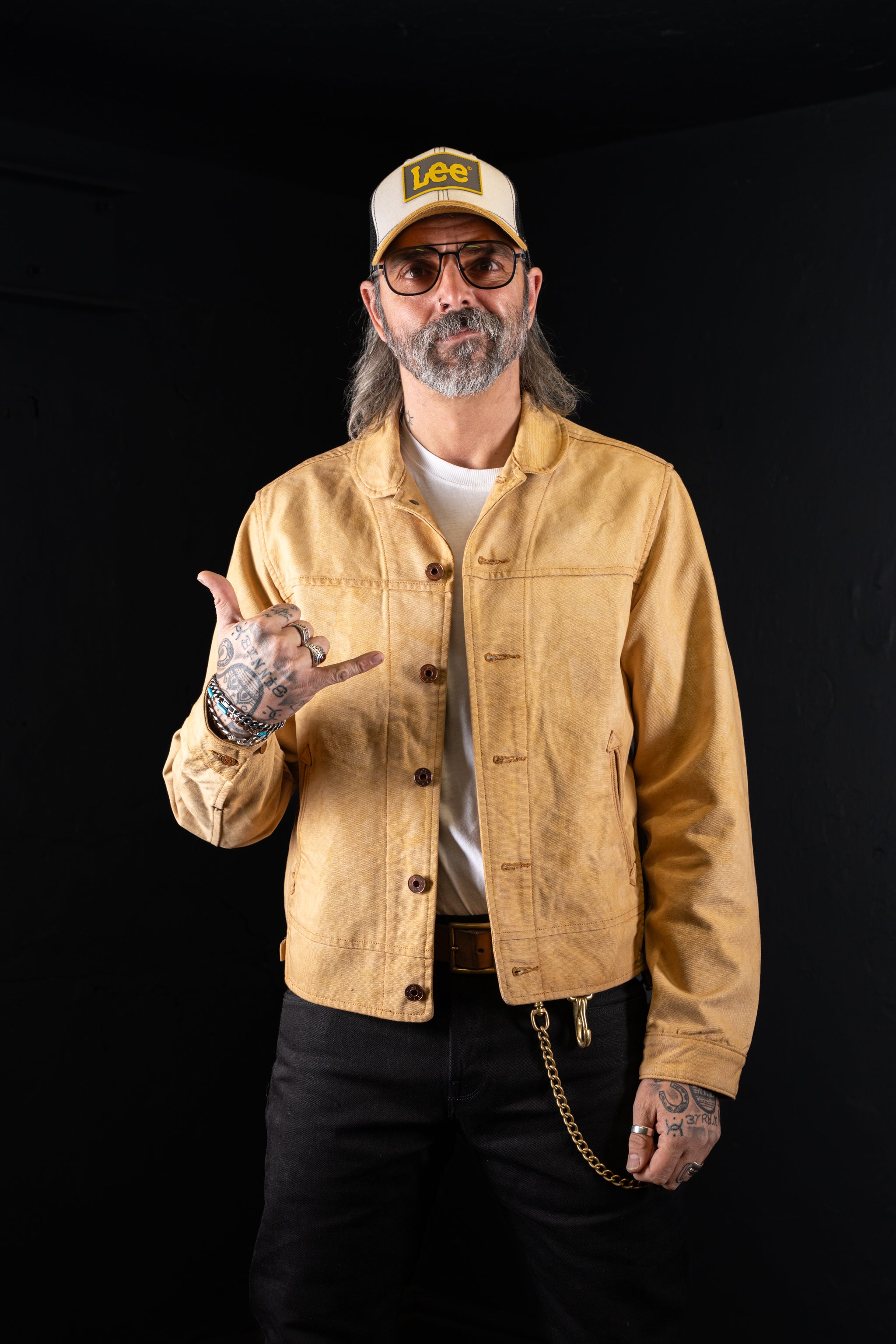 BZEN M.3139-DESPERADO REGULAR 2 POCKET CANVAS JACKET-12oz-E0 ANTIQUE BRONZE