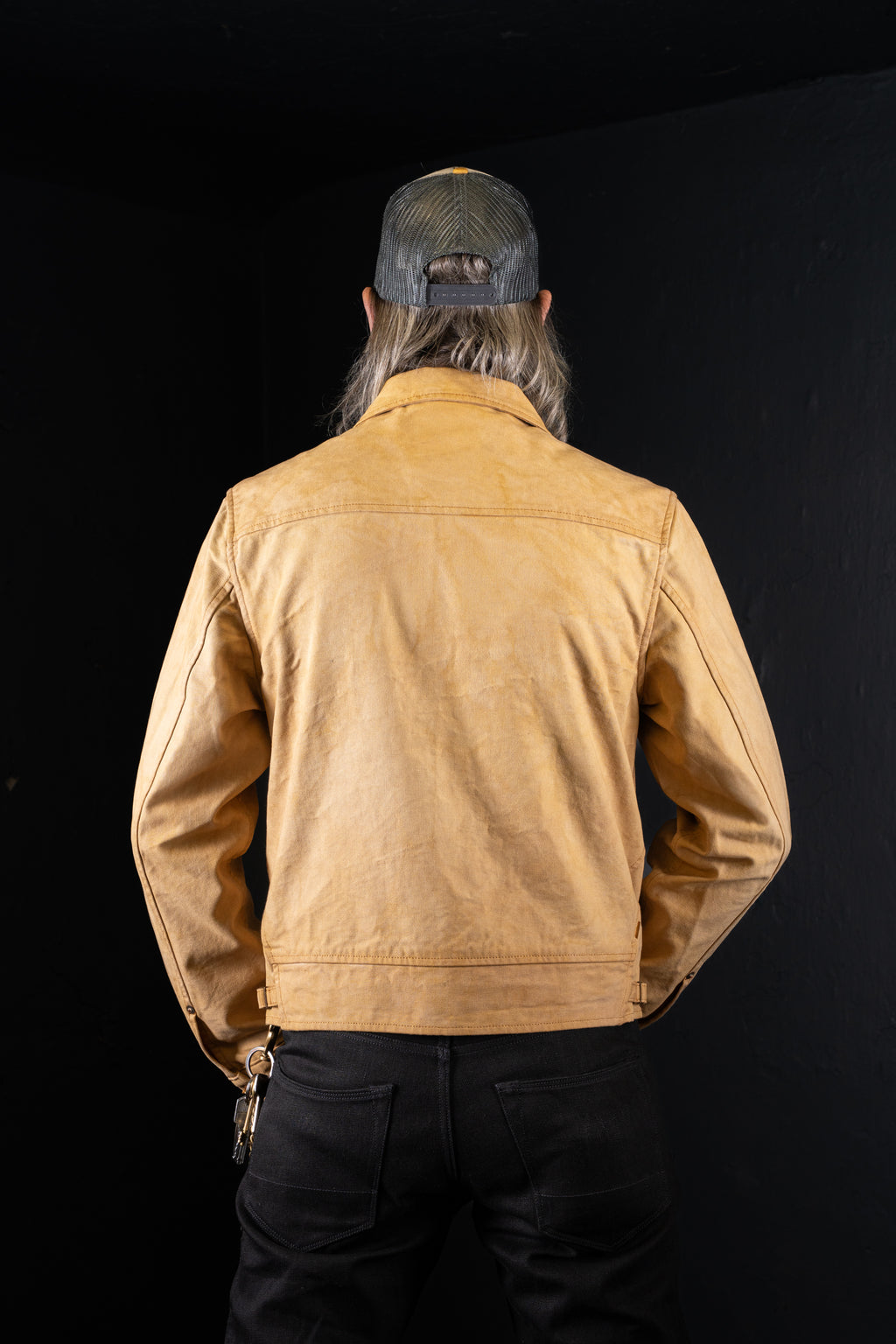 BZEN M.3139-DESPERADO REGULAR 2 POCKET CANVAS JACKET-12oz-E0 ANTIQUE BRONZE