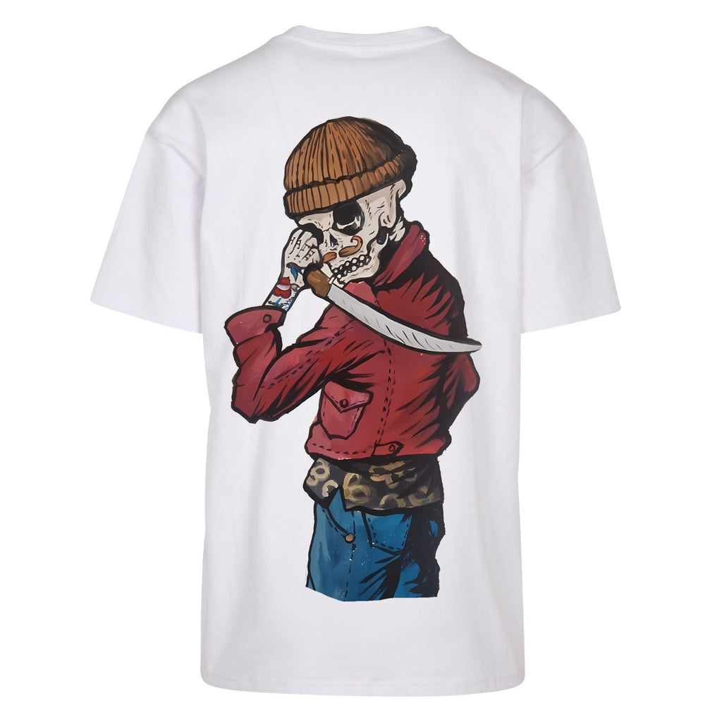***PRE-ORDER*** DUZ DENIM X CLOBBER CALM-"DUZ SQUAD WREKKERZ" TEE-WHITE