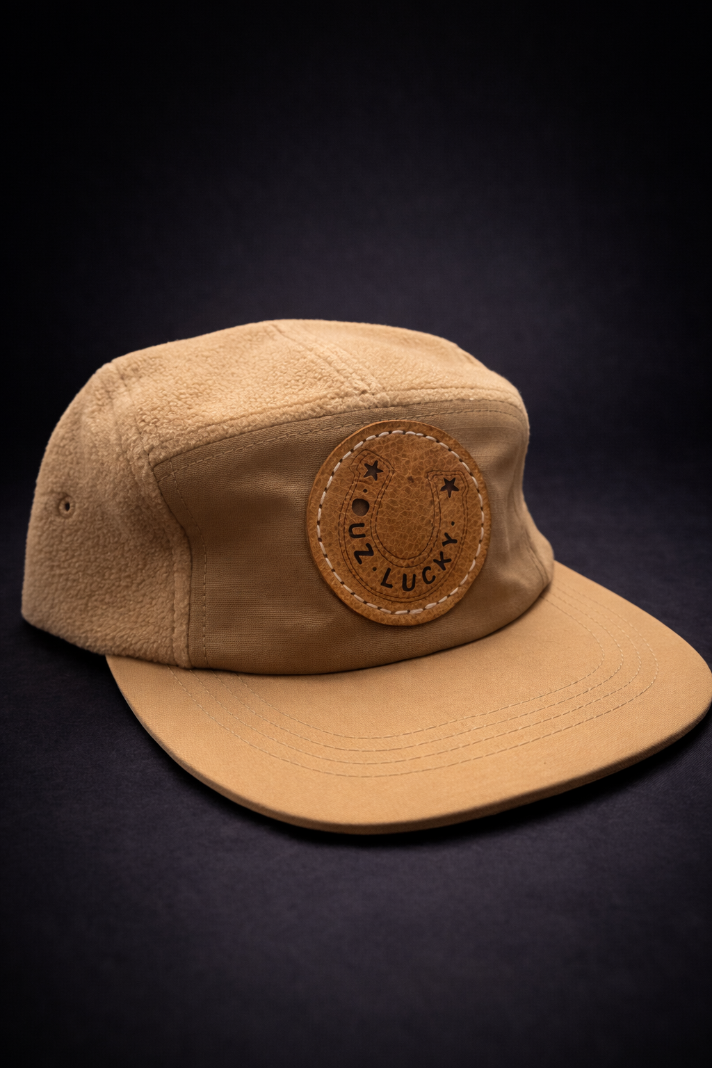 DUZ DEMIM-"DUZ LUCKY"-RECYCLED FLEECE OUTDOOR CAMPER CAP