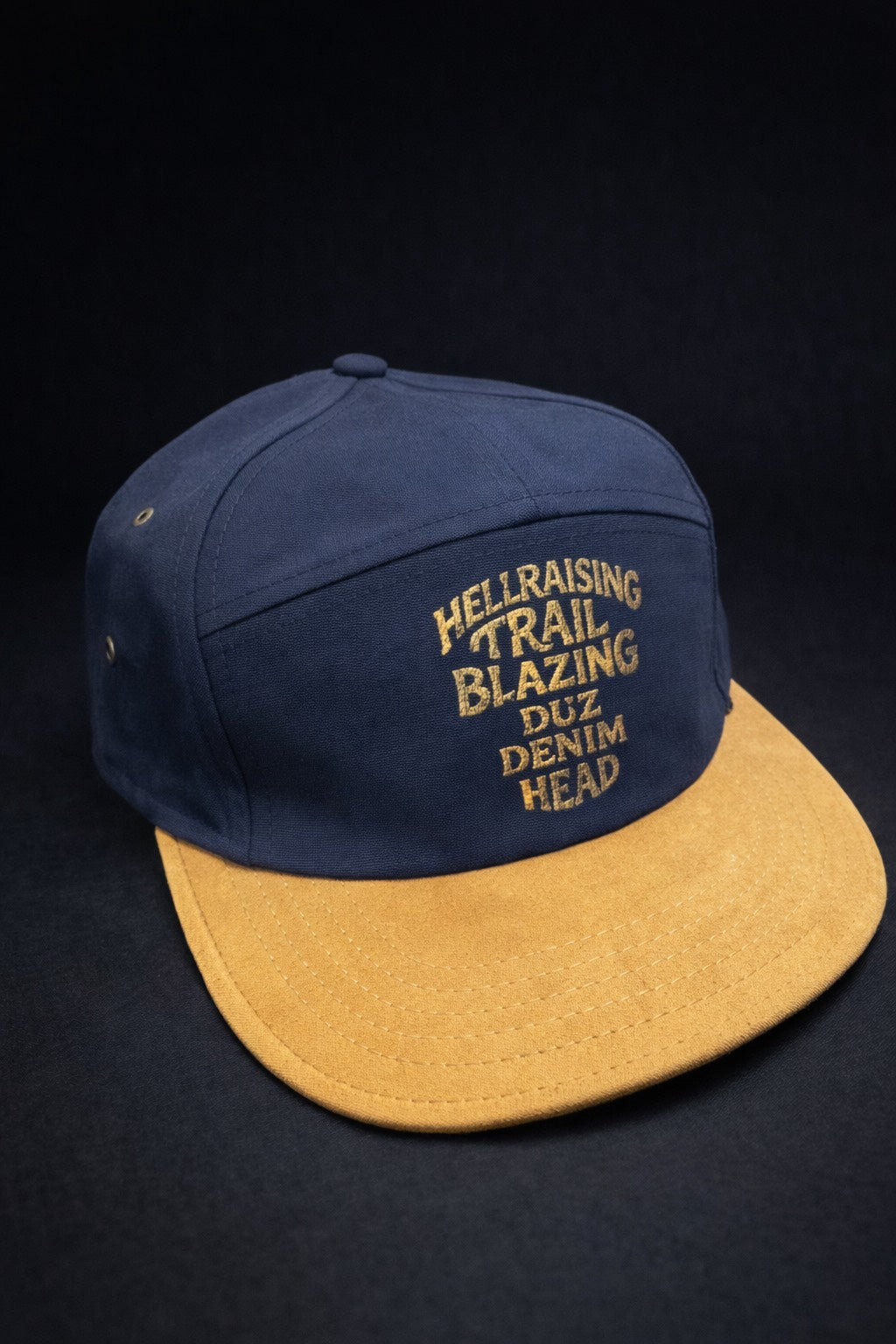 DUZ DENIM-"TRAILBLAZING DAD" CAP-BLUE/SAND