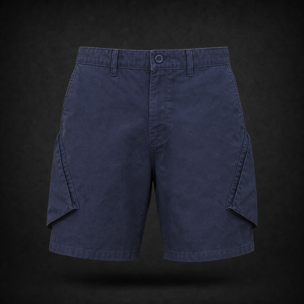 Duz Denim Vintage Military Shorts (Navy)