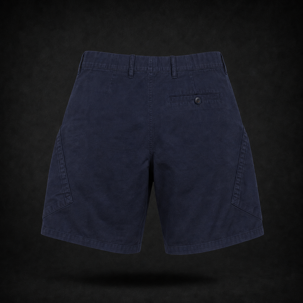Duz Denim Vintage Military Shorts (Navy)