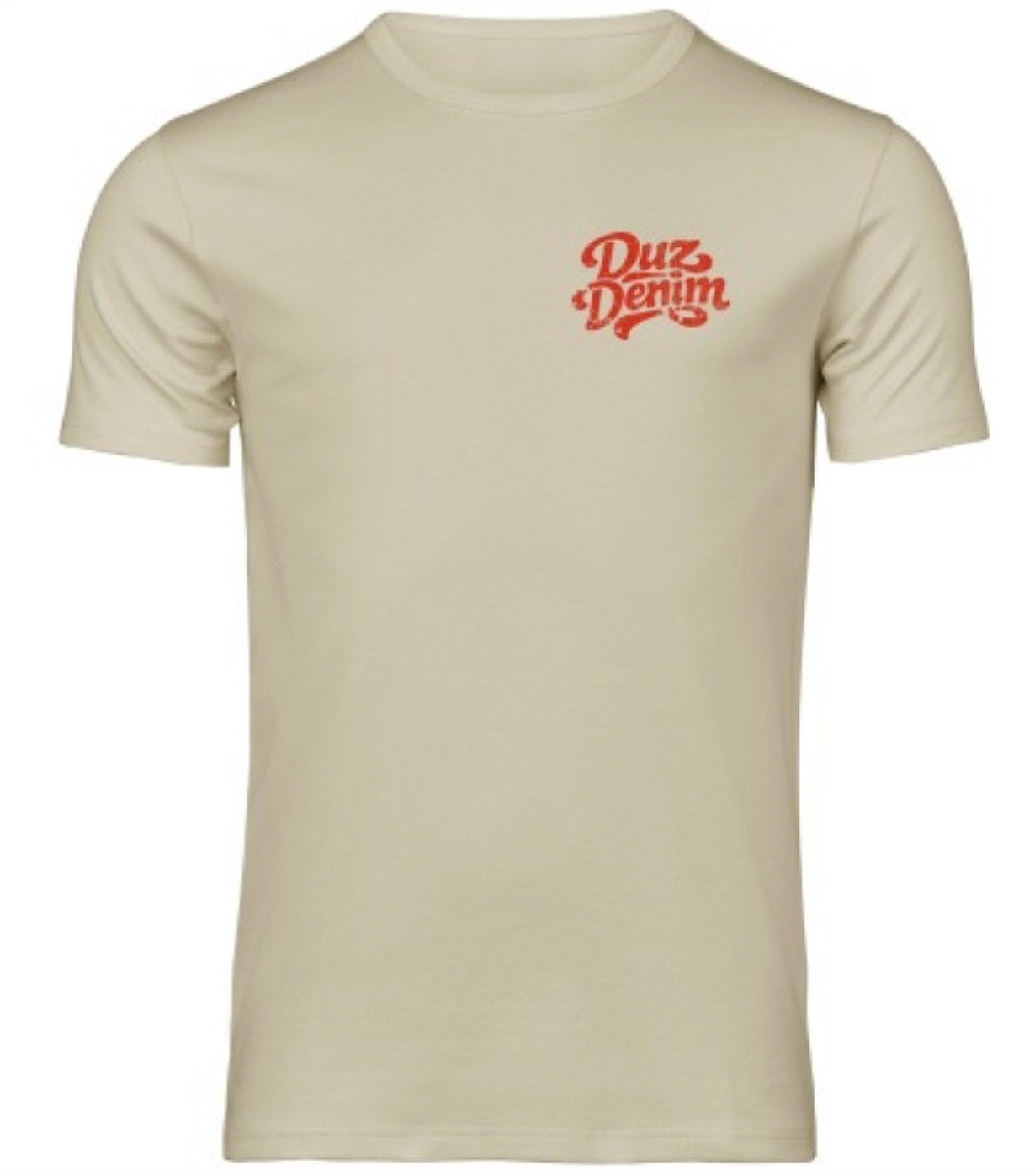 DUZ DENIM-"HELL RAISING" TEE-DUSTY WHITE