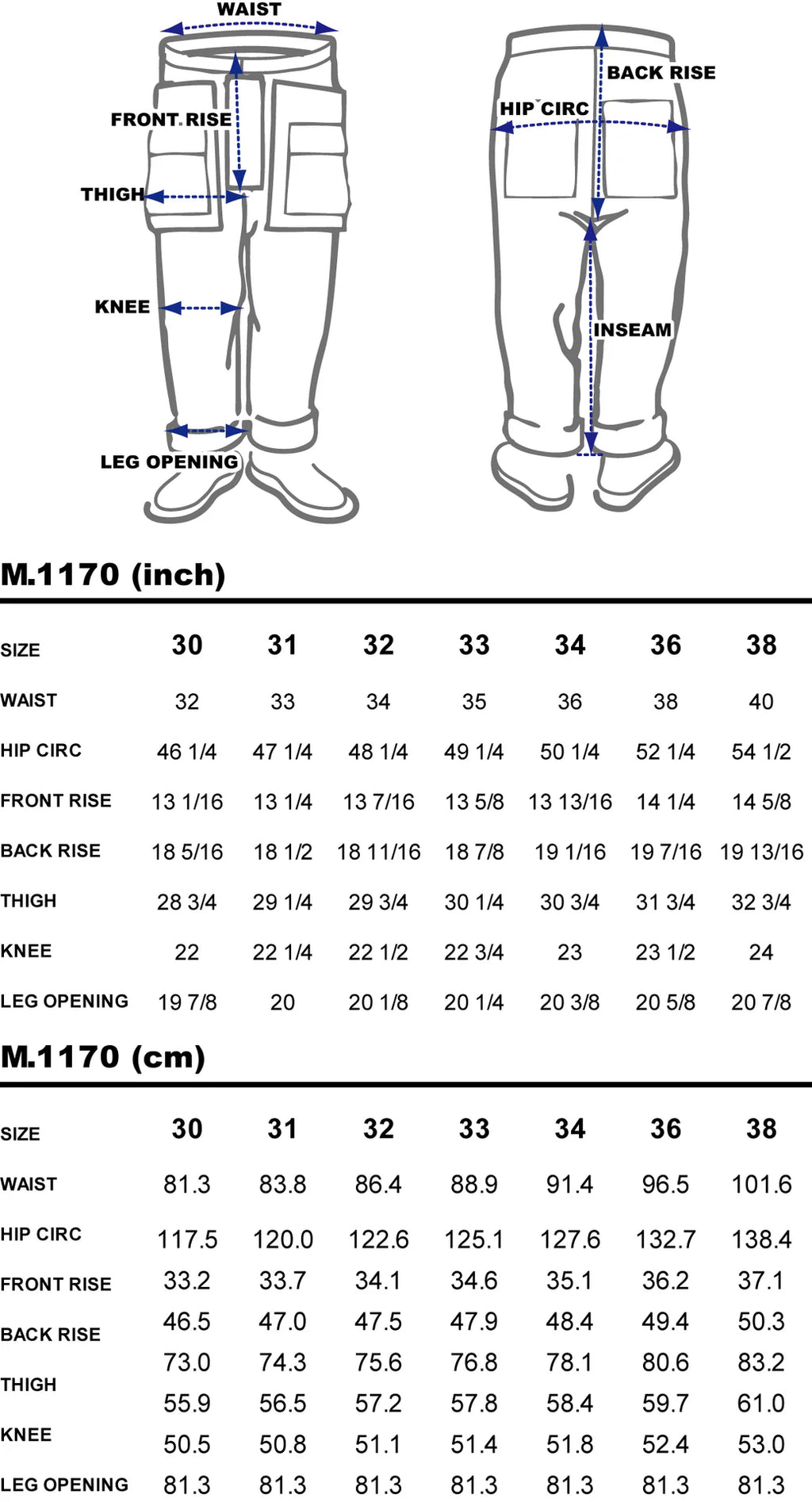 BZEN M.1170 DECKS-8P REGULAR FIT USN INSPIRED 8 POCKET CROSS DYED INDIGO DENIM PANT-10.5OZ-E0 BLUE SILO