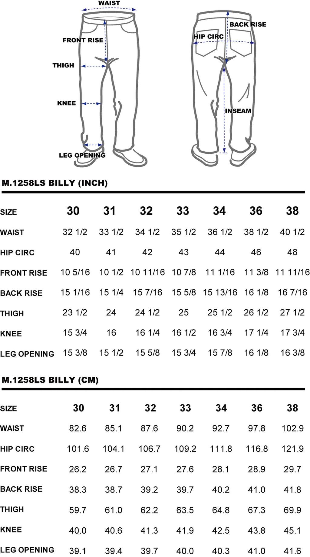 BZEN M.1258LS BILLY-17 5 POCKET SLIM STRAIGHT BUTTON FLY-17OZ-LOOM STATE INDIGO SELVEDGE-RAW INDIGO