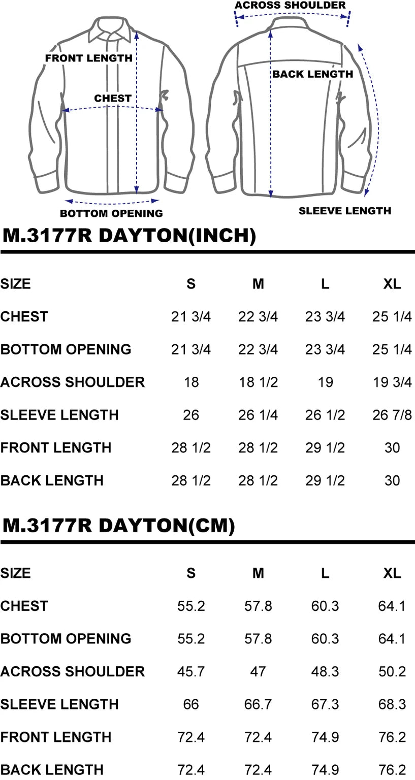 Bzen M.3177R Dayton Regular Fit 6 Pocket Quilted Black Denim Work Shirt 11oz E0 Black Blue