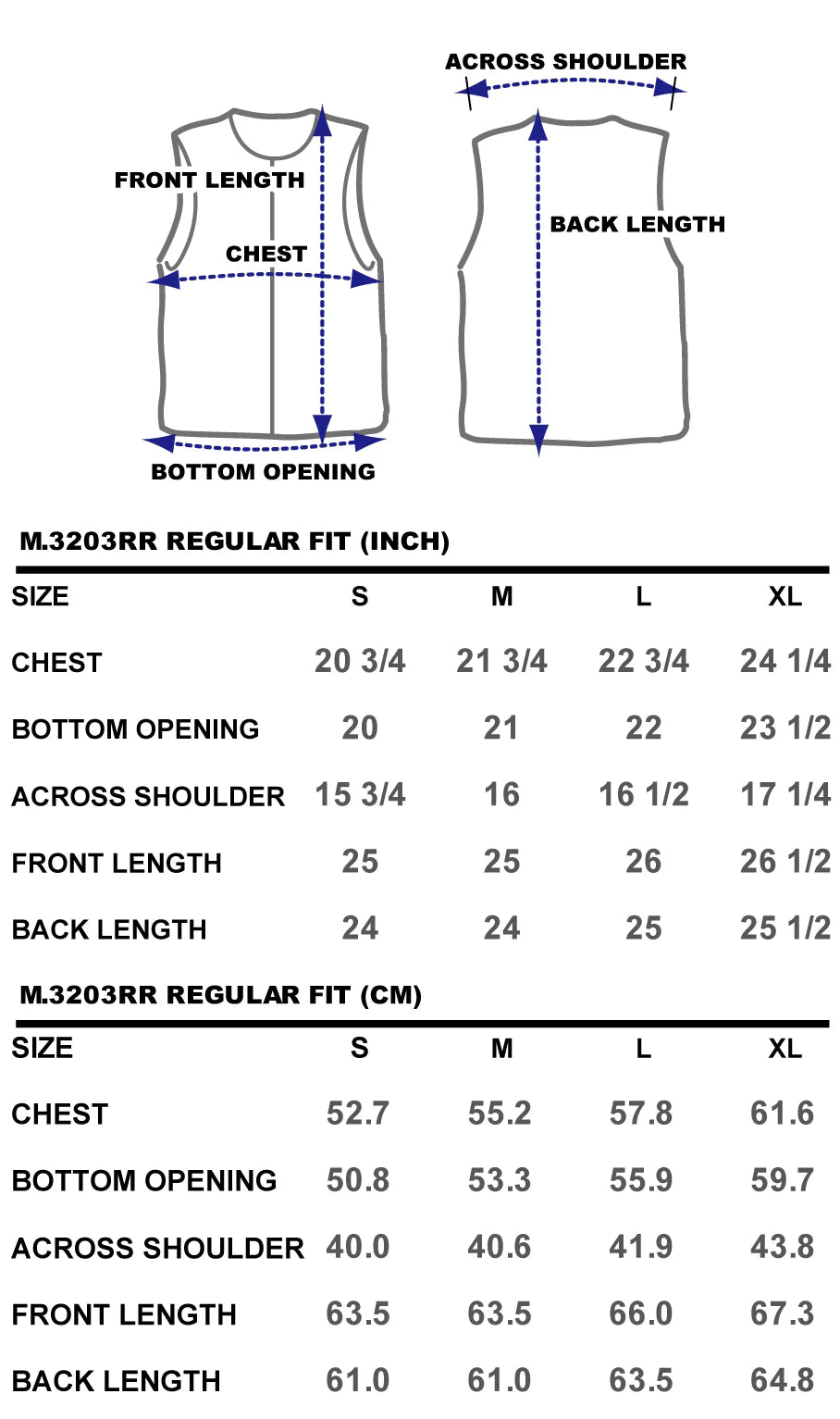 BZEN M.3203RR SILAS-DT2 REGULAR FIT 4 POCKET ROUND NECK INDIGO DENIM VEST WITH SHERPA LINING-12OZ-T2 INDIGO