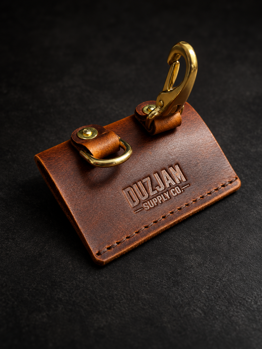 Duz Denim "Duz Jam Supply Co." Leather Belt Brother (Oiled Shoulder)