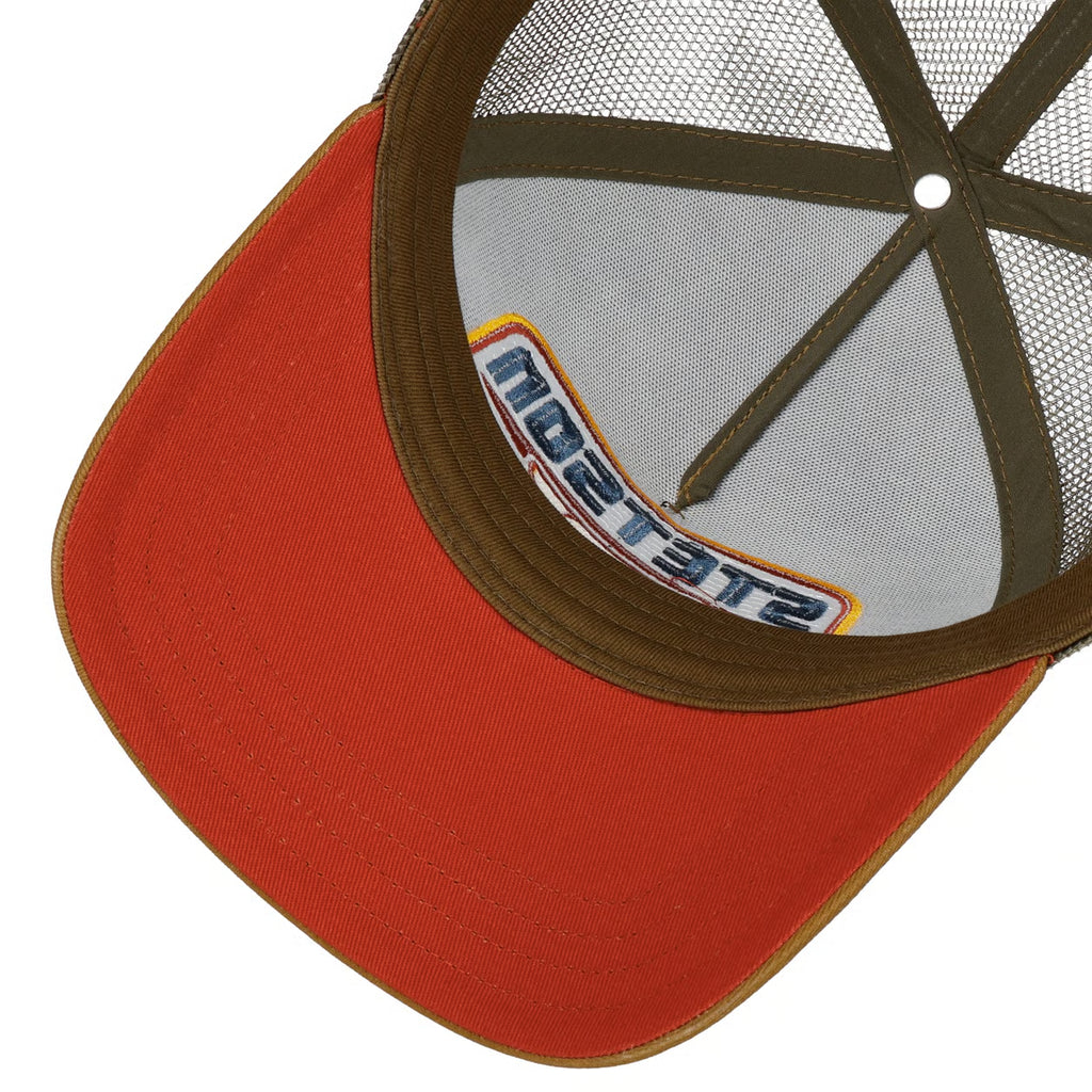 Stetson 1865 S Patch Trucker Cap (Brown/Blue)