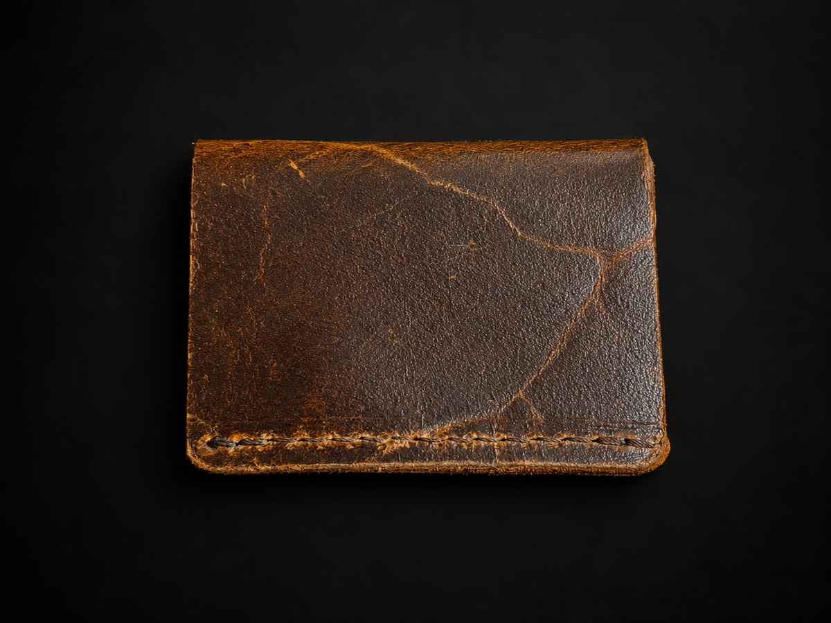 Duz Denim "Duz Jam Supply Co." Leather Belt Brother (Crazy Cow)