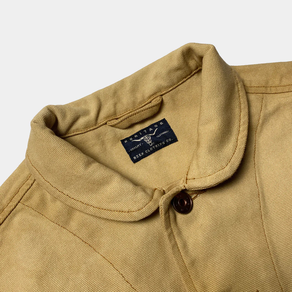 BZEN M.3139-DESPERADO REGULAR 2 POCKET CANVAS JACKET-12oz-E0 ANTIQUE BRONZE