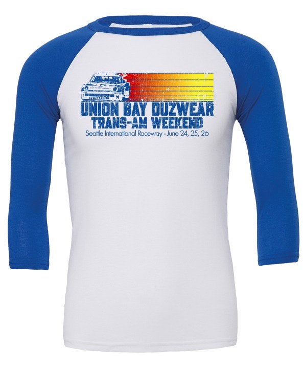 DUZ DENIM-"UNION BAY" BASEBALL TEE-BLUE/WHITE