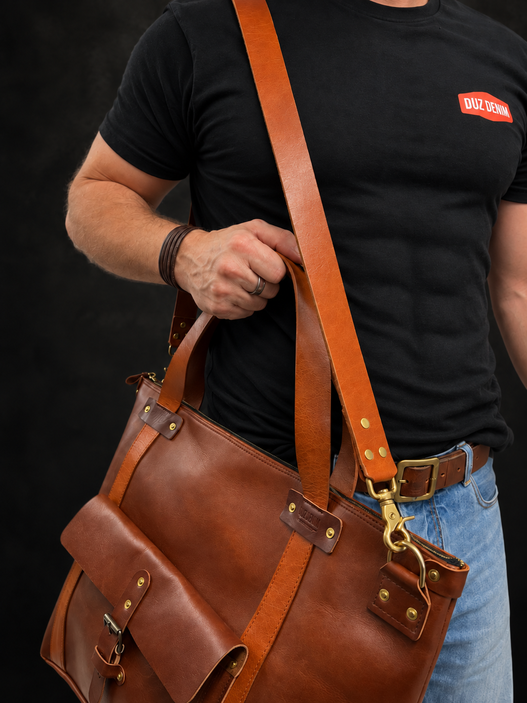 Duz Denim ***PRE-ORDER*** "DuzJam Supply Co." Weekend Holdall (Tan)