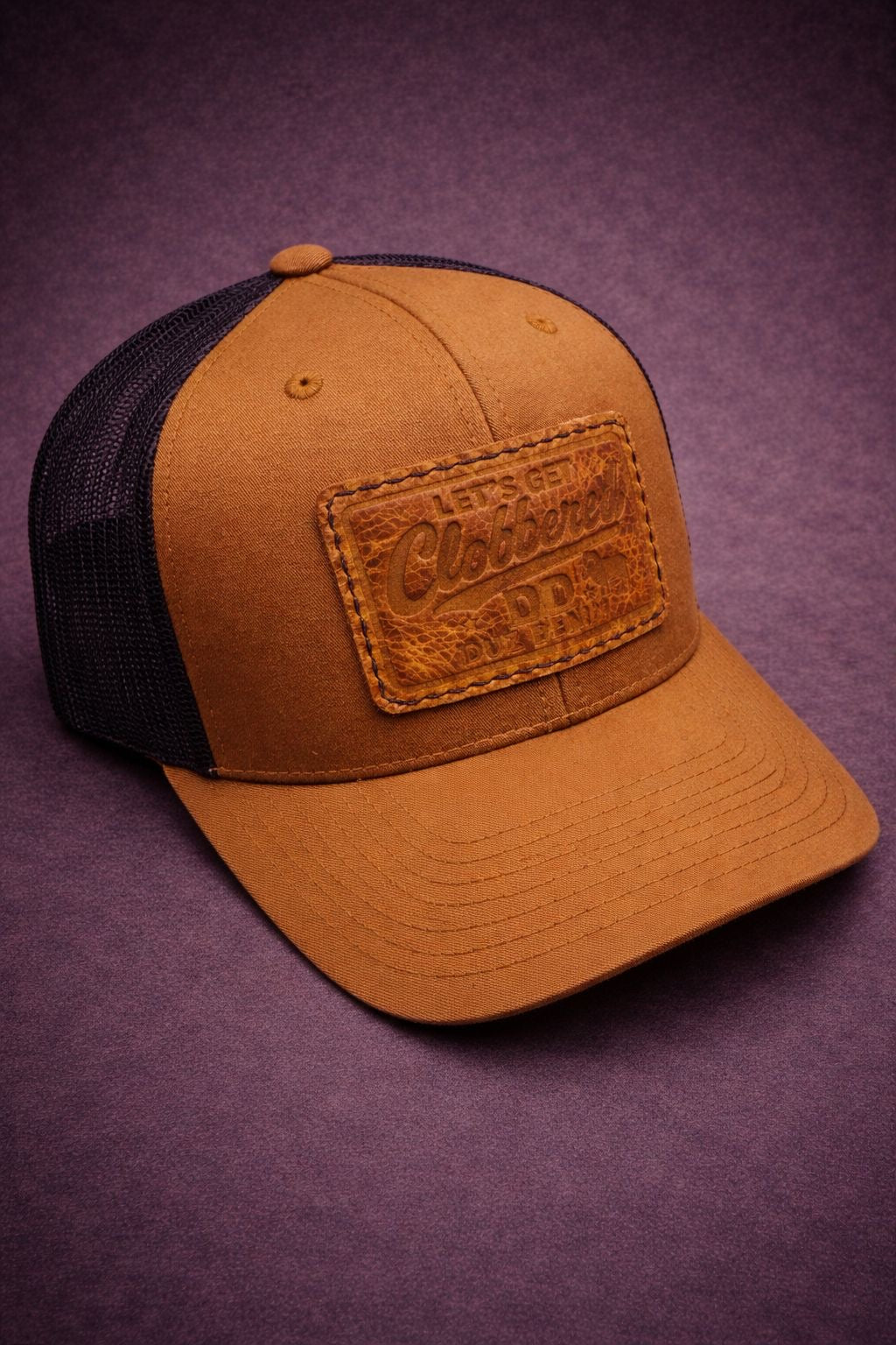 DUZ DENIM-"LET'S GET CLOBBERED"-RETRO TRUCKER 2-TONE